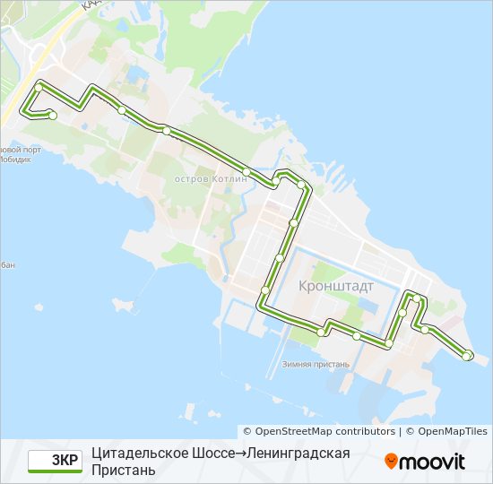 3КР bus Line Map