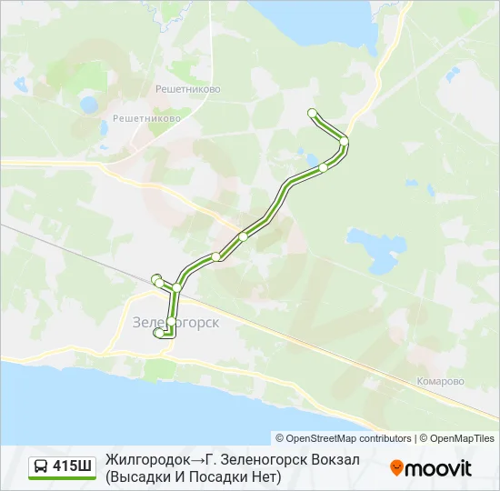  415Ш: карта маршрута