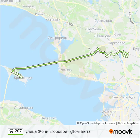 207  Line Map