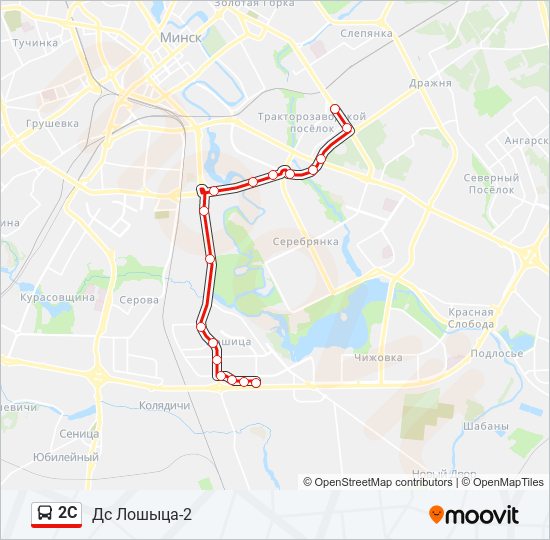2С bus Line Map