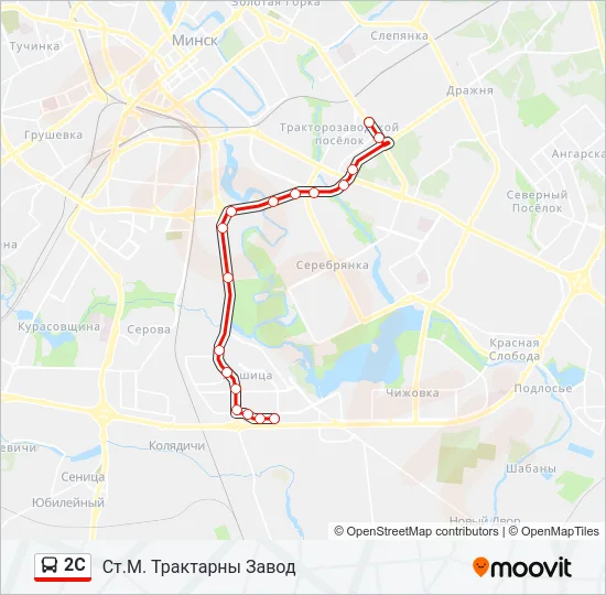 2С Bus Line Map