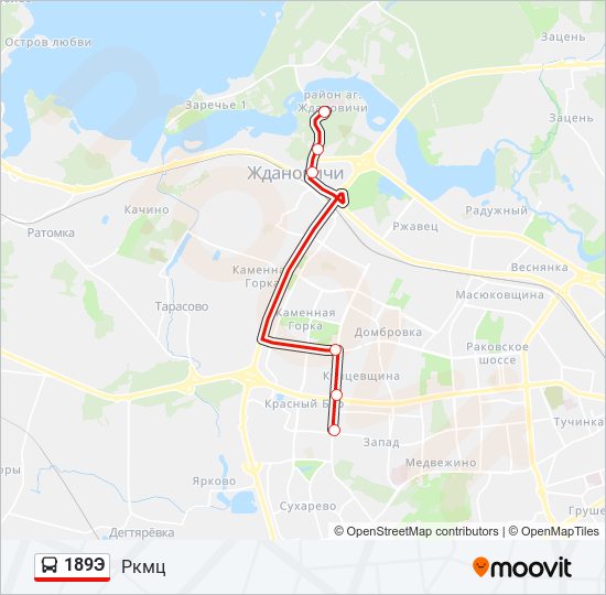 189Э bus Line Map