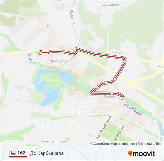 162 Bus Line Map
