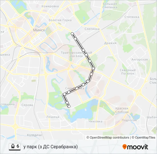 6 Light Rail Line Map