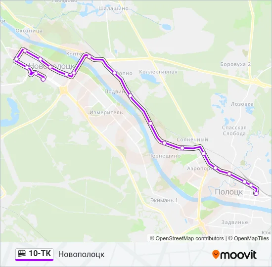 10-ТК Funicular Line Map