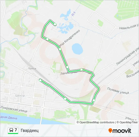 7 Bus Line Map