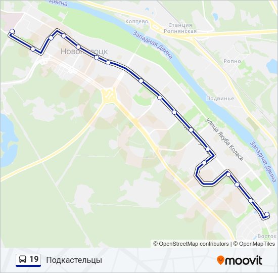 Автобус 19, Ярославль: маршрут и остановки — 2ГИС