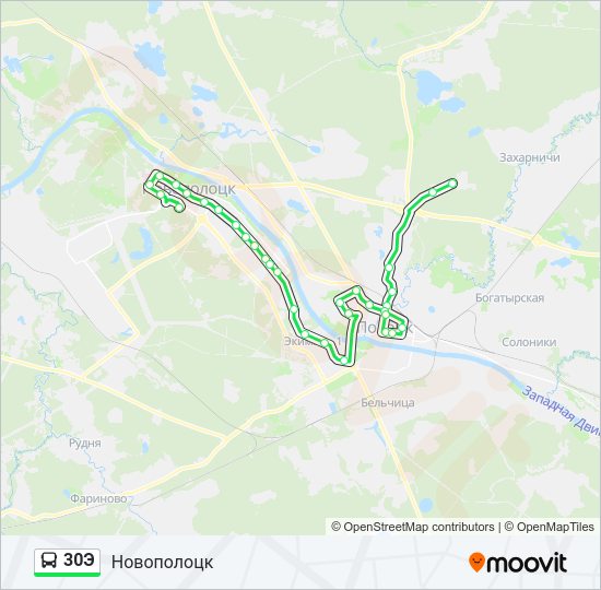 Автобус 30Э: карта маршрута