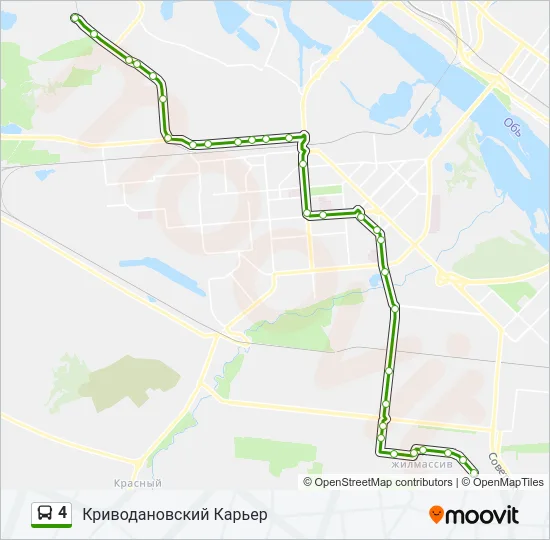 4 Bus Line Map