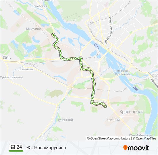 Маршрут 83 маршрутки на карте. Новомарусино карта. Новомарусино Новосибирск на карте. Автобус 24 на карте. 24 Автобус Новосибирск.