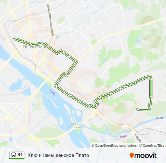 31 Bus Line Map