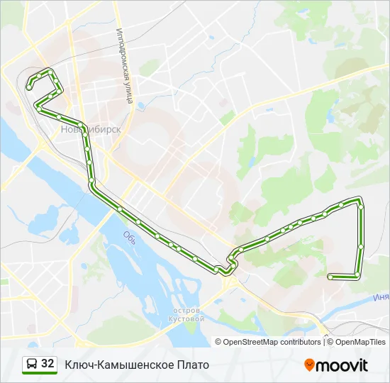 32 Bus Line Map