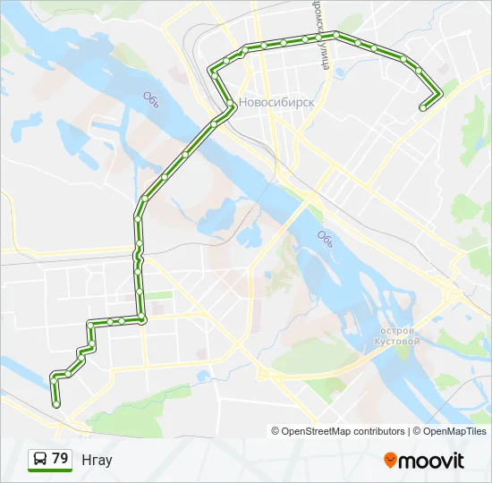 79 Bus Line Map