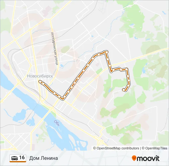 16 Shuttle Line Map