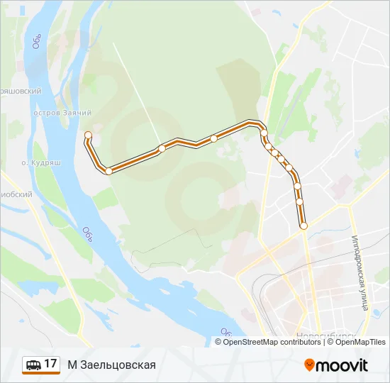 17 Shuttle Line Map