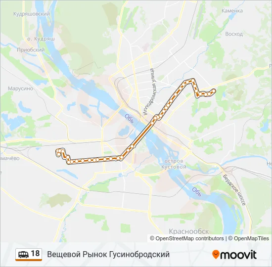 18 Shuttle Line Map