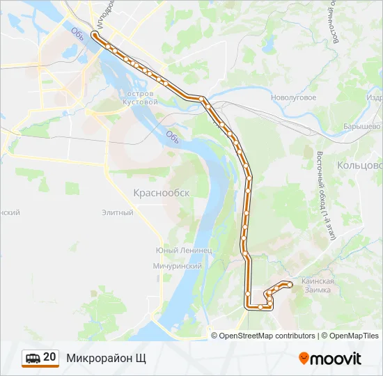 20 Shuttle Line Map