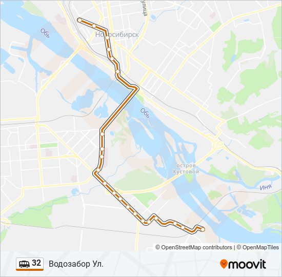 32 shuttle Line Map