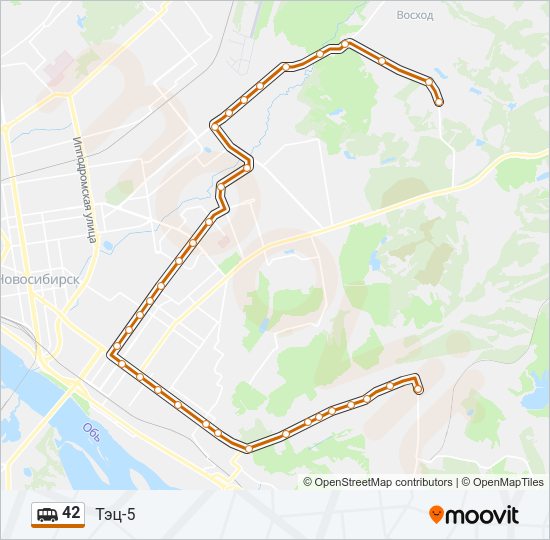 42 Shuttle Line Map