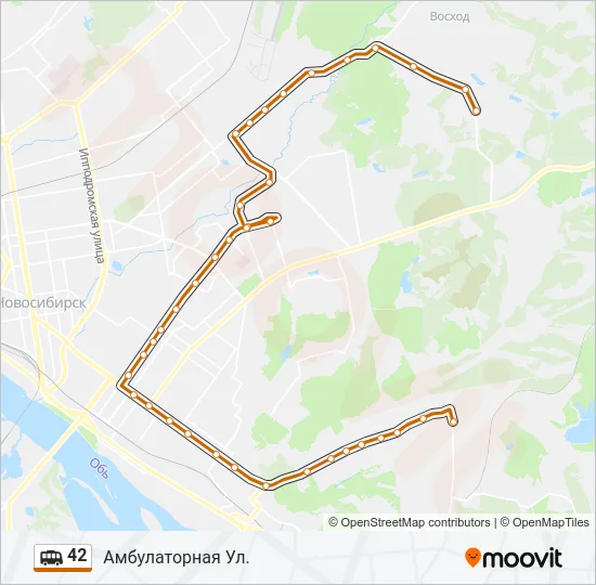 42 Shuttle Line Map