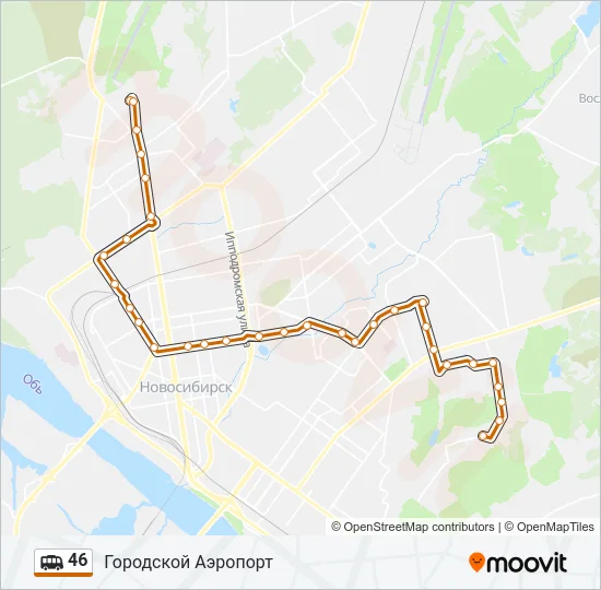 46 Shuttle Line Map