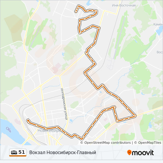Маршрутка 51 маршрут остановки. Автобус 51 маршрут на карте. Маршрут 51 маршрутки Новосибирск. Расписание 51 маршрута.