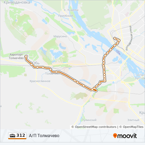 43 автобус новосибирск маршрут. Маршрут автобуса 312. Толмачево на карте Новосибирска. Маршрут 312 Толмачево. Карта аэропорта Толмачево.