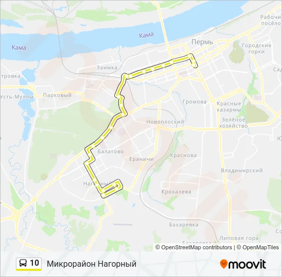10 Bus Line Map