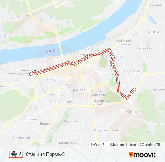 7 Tram Line Map