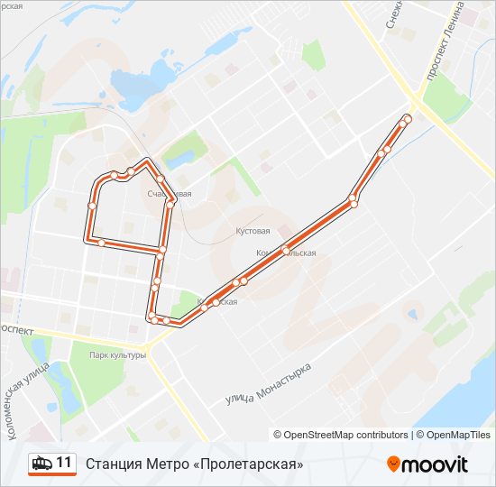 Маршрут 11 троллейбуса санкт петербург на карте