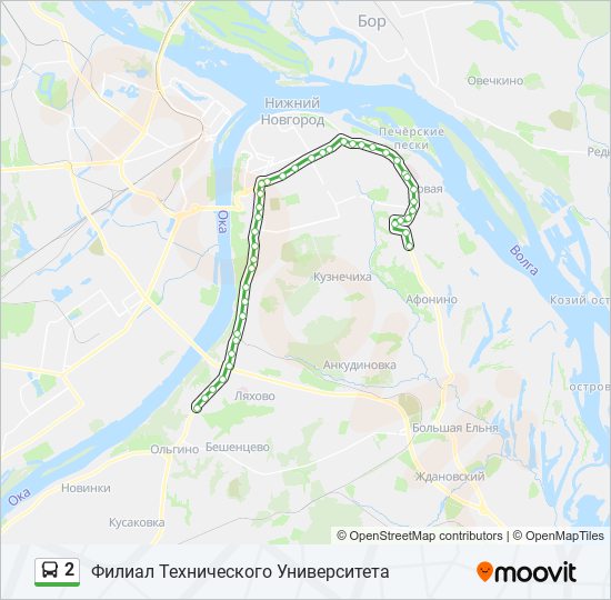 Н новгород щербинки 2. Автобус 2 Щербинки. Д2 маршрут.