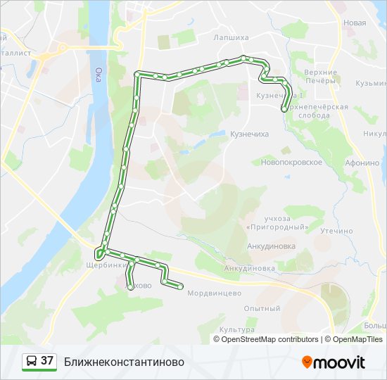 Маршрутка 37 маршрут на карте. Маршрут 37. Кузнечиха 2 Анкудиновка автобус. 37 Маршрутка Нижний.