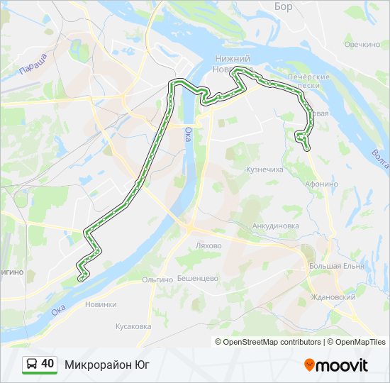 Маршрутка 40 маршрут на карте. Маршруты автобусов Нижний а40. 40 Автобус Нижний Новгород маршрут. Маршрут м40.