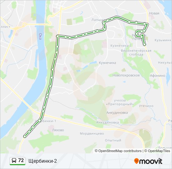 Маршрут к 72 автобуса спб на карте остановки