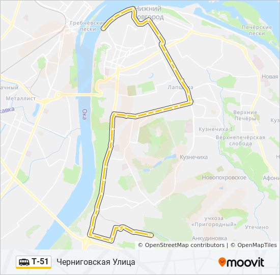 Route 51 расписание