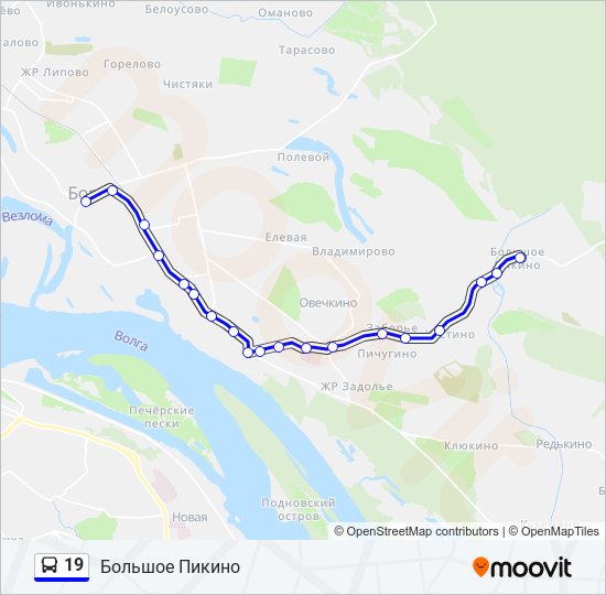 Расписание автобусов нижний новгород большое пикино