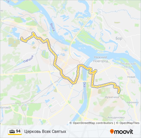 Карты маршруты 94. Маршрут 94 маршрутки Нижний. Маршрут 94 автобуса на карте. Схема маршрута 94. Маршрут 94 автобуса Красноярск