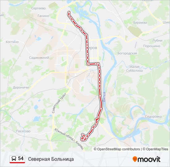 Расписание автобусов 54 маршрута пермь. Маршрут 54 автобуса Пенза.