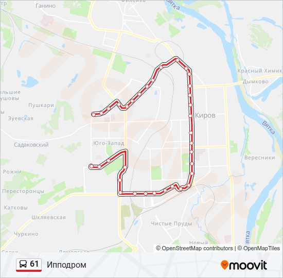 61 маршрут самара остановки