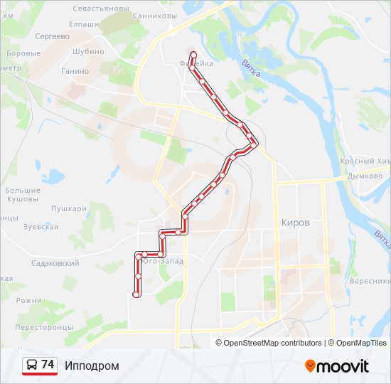 Маршрут 74 ульяновск схема