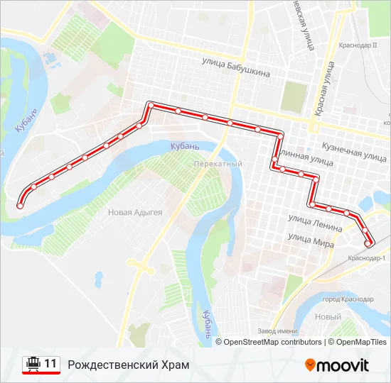 11 Tram Line Map