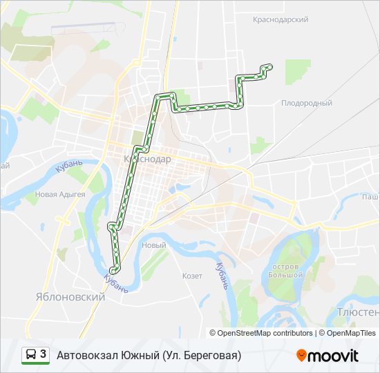 39 маршрутка краснодар остановки схема движения