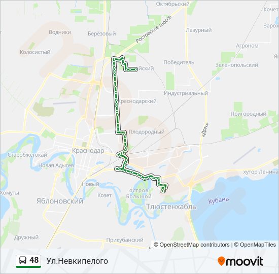 48 Bus Line Map