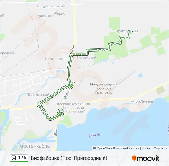 176 Bus Line Map