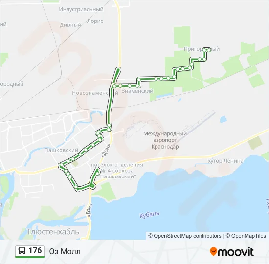 176 Bus Line Map