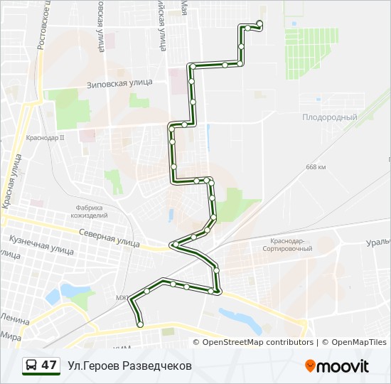 Маршрутка 47 ставрополь схема