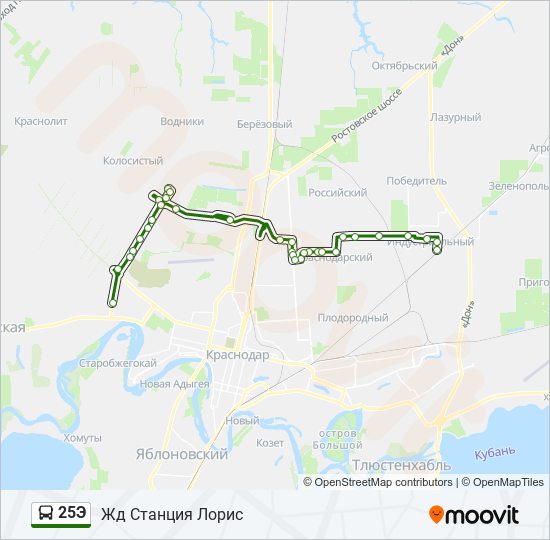 Маршрутка 32 краснодар схема движения и остановки