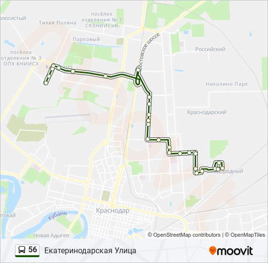 Расписание 56 маршрута екатеринбург