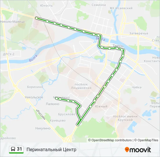  31: карта маршрута