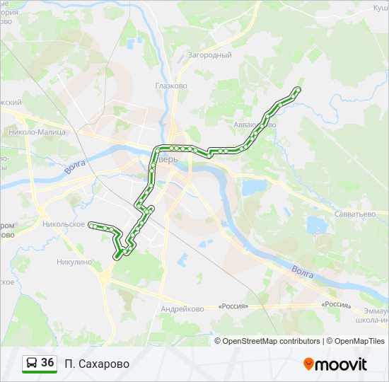  36: карта маршрута